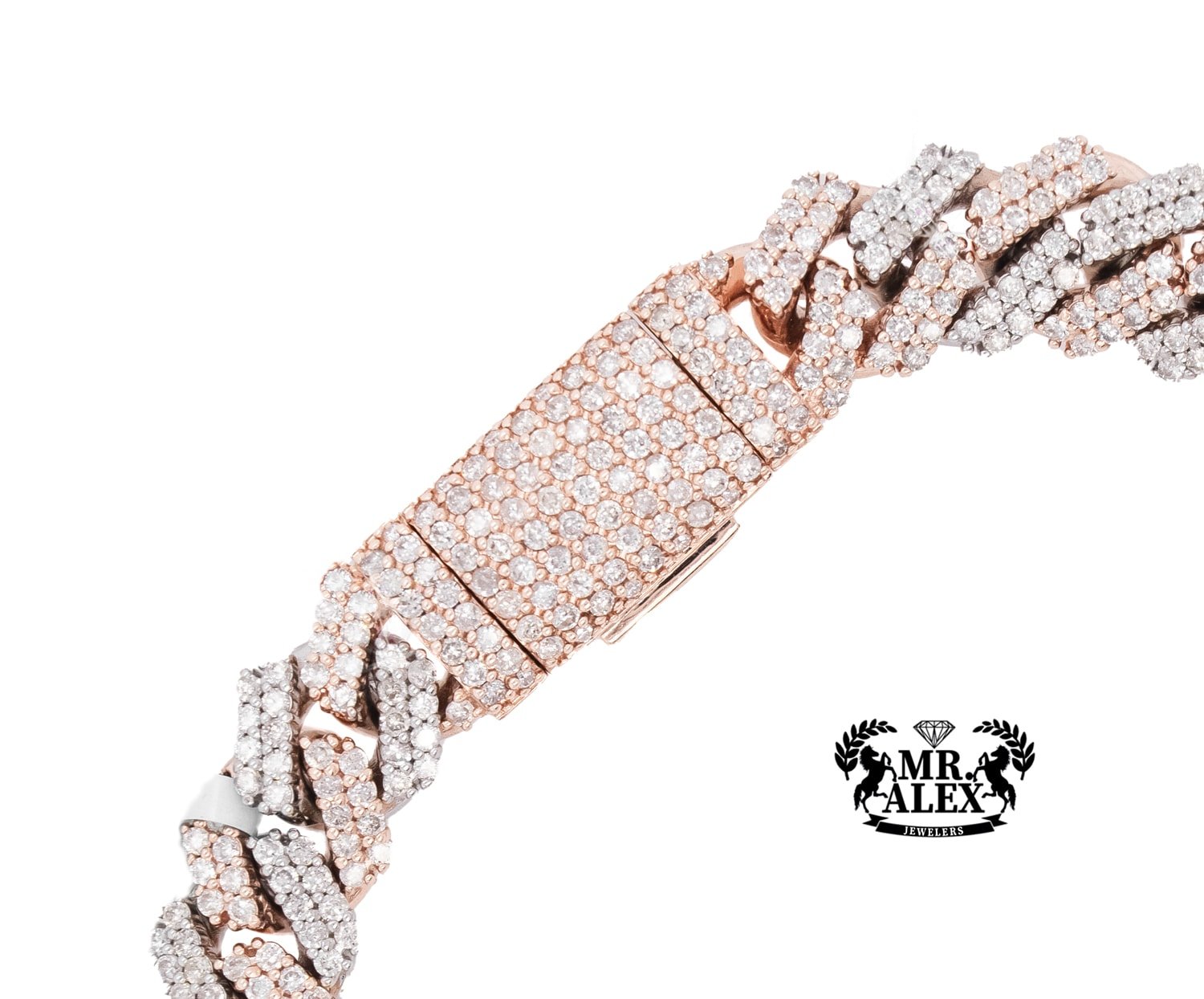10K Luxury Miami Cuban Bracelet 7.98ct - Mr. Alex Jewelry