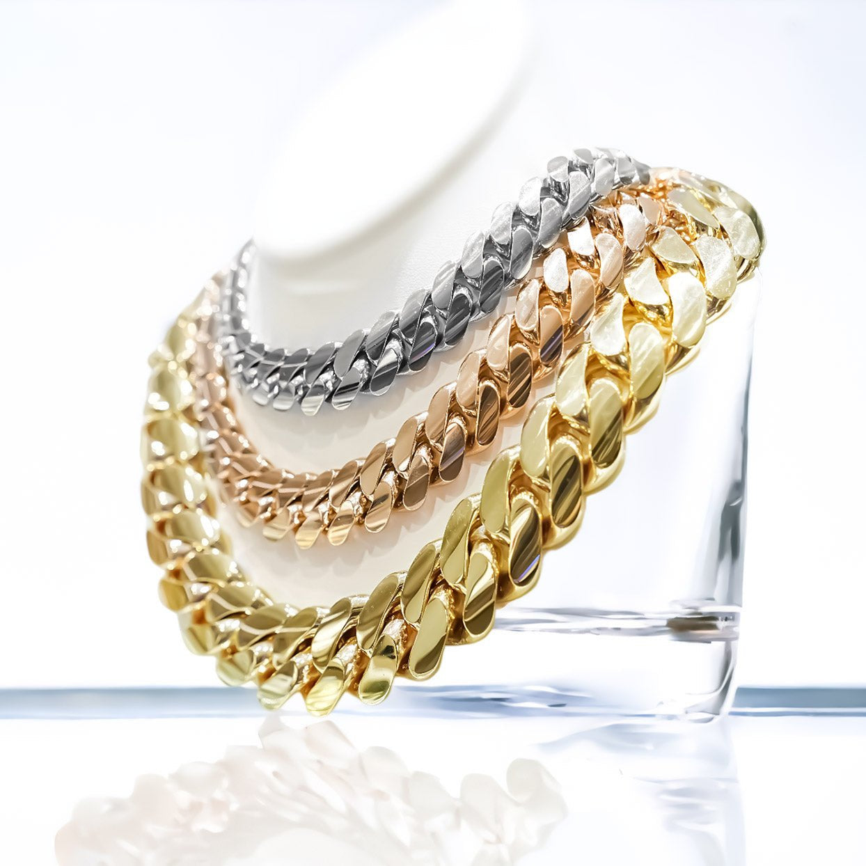 10k Miami Cuban Link Solid Gold Chain - Mr. Alex Jewelry