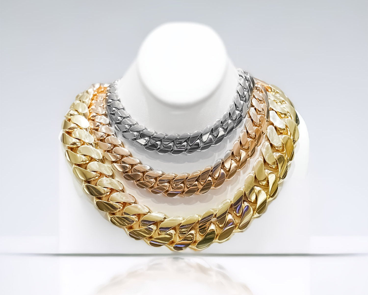 10k Miami Cuban Link Solid Gold Chain - Mr. Alex Jewelry