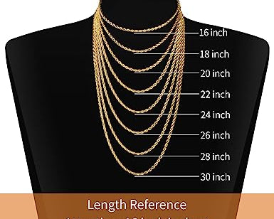 10K Solid Gold Rope Chain 2.5mm - Mr. Alex Jewelry