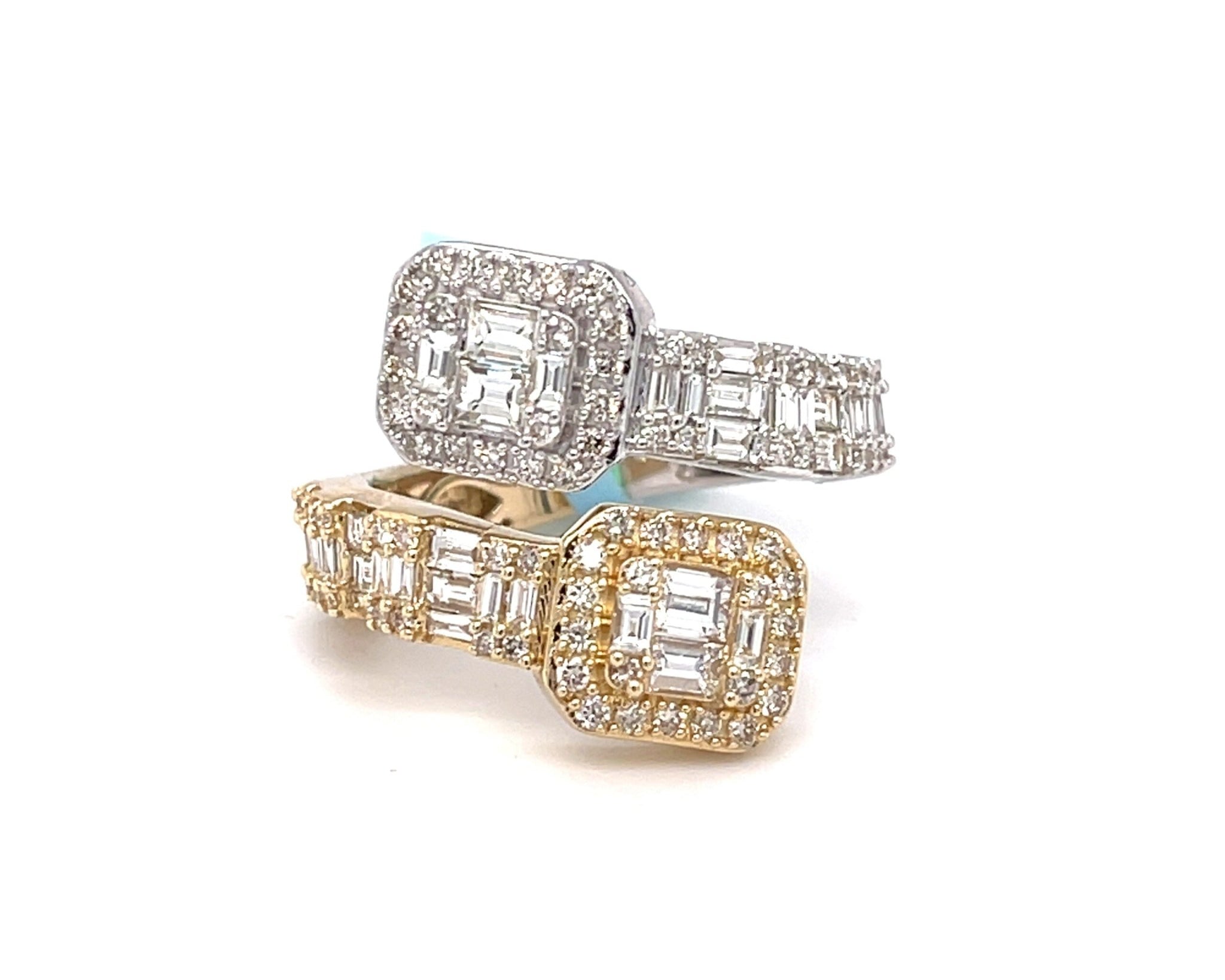 14k Baguettes Diamond Ring 2.15ct - Mr. Alex Jewelry