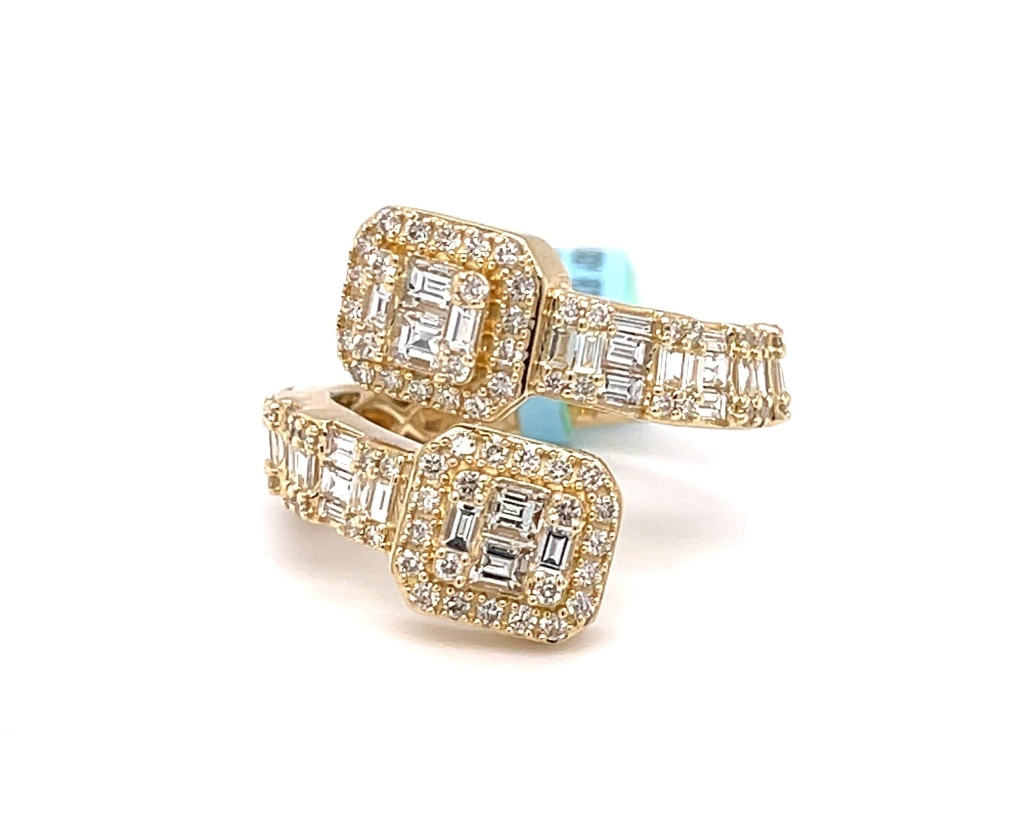 14k Baguettes Diamond Ring 2.15ct - Mr. Alex Jewelry