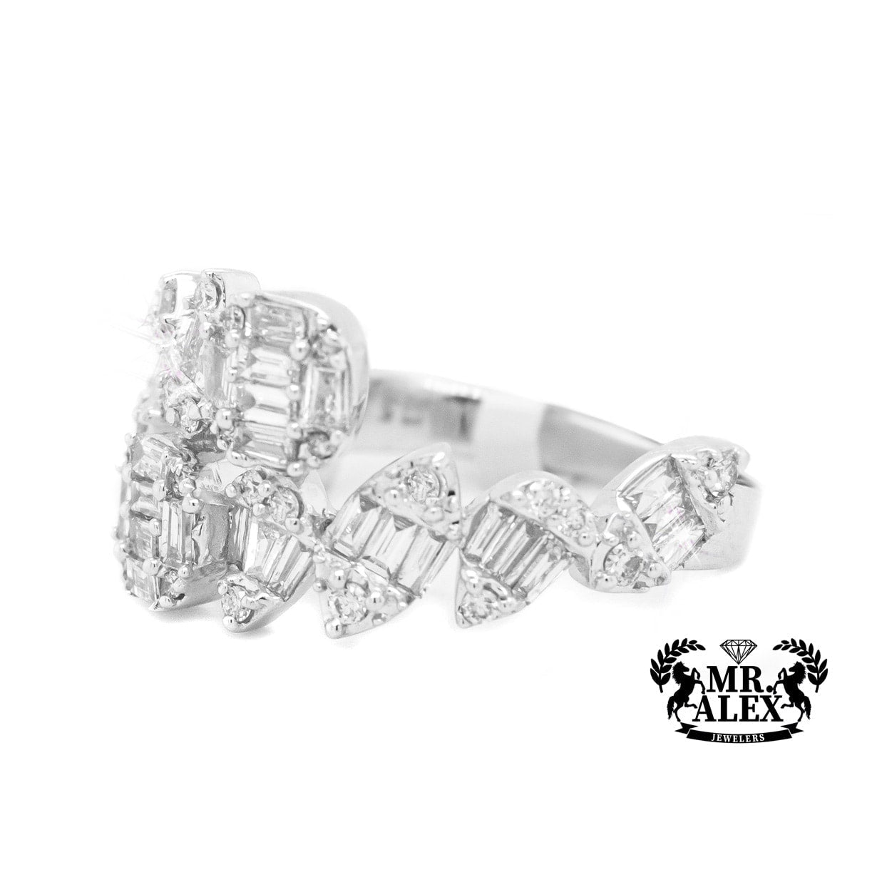 14K Cluster Diamond Ring 1.00ct - Mr. Alex Jewelry