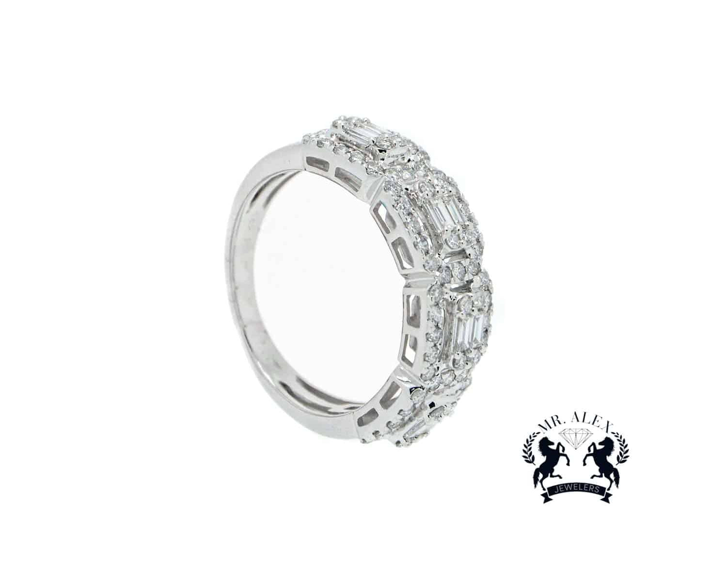 14K Diamond Baguette Ring 1.50ct - Mr. Alex Jewelry