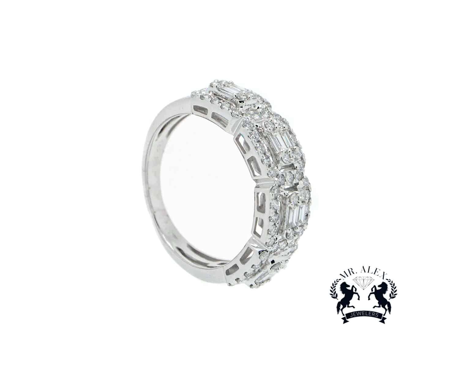 14K Diamond Baguette Ring 1.50ct - Mr. Alex Jewelry