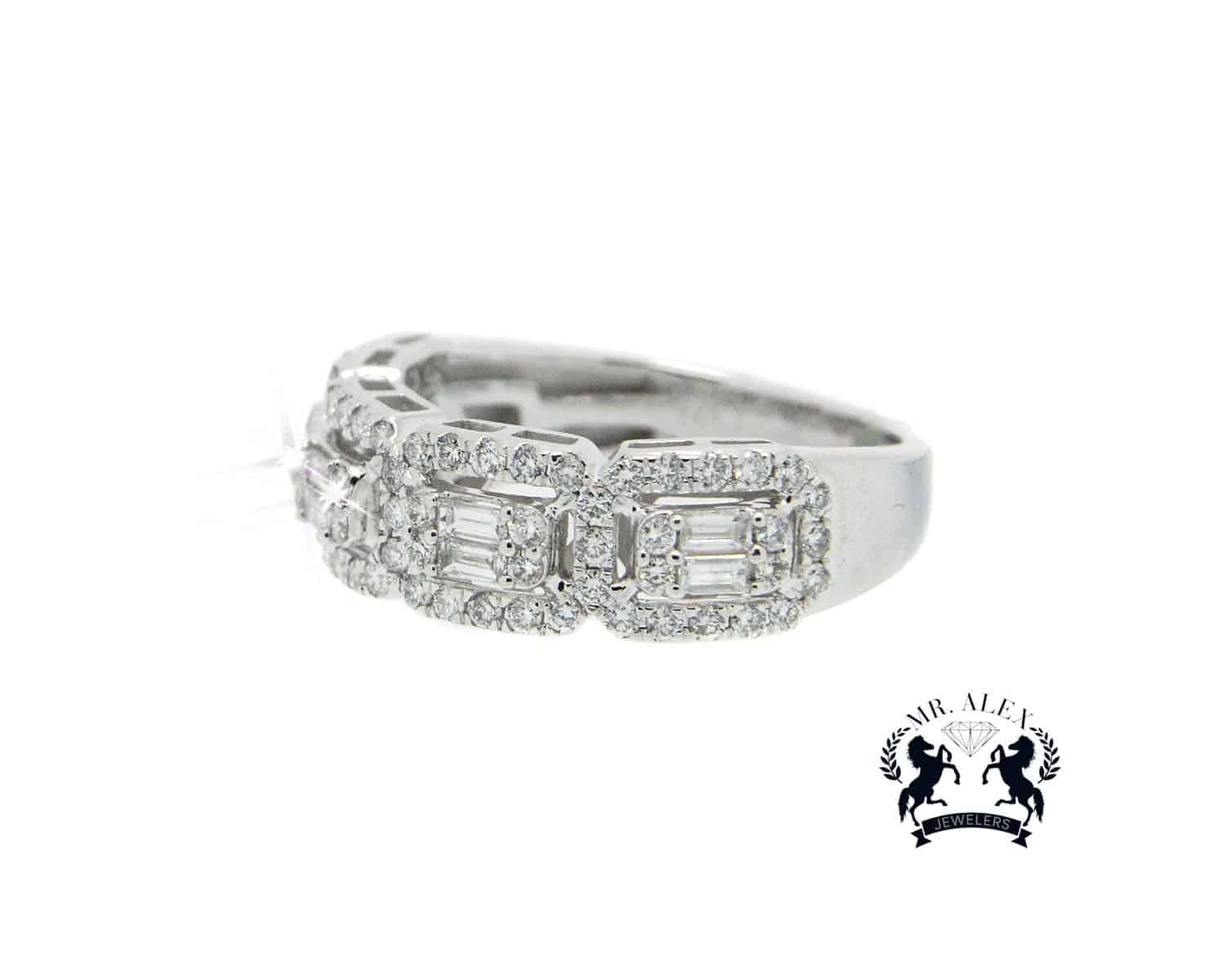14K Diamond Baguette Ring 1.50ct - Mr. Alex Jewelry