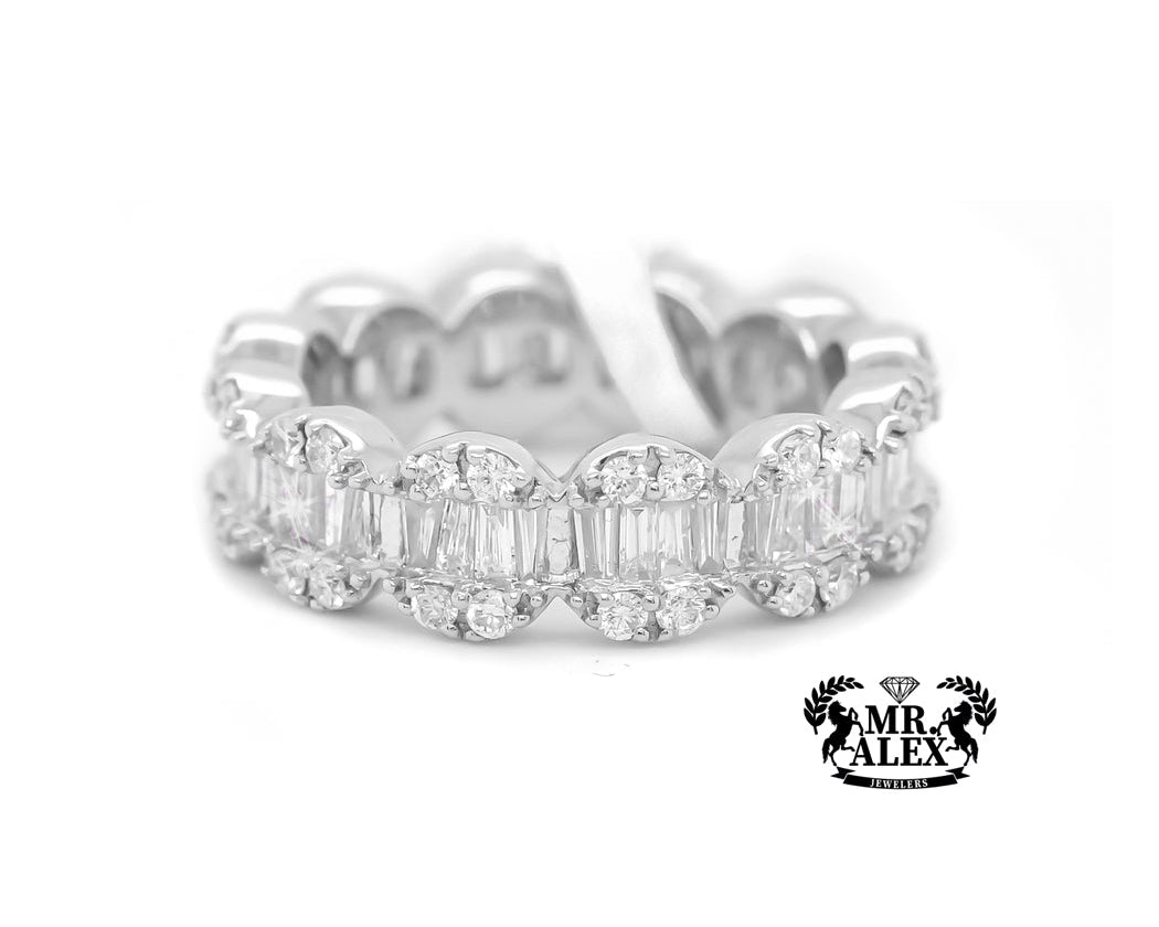 14K Diamond Ring full Circle-Shaped 1.90ct - Mr. Alex Jewelry