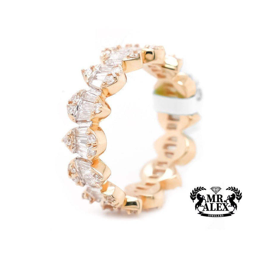 14K Diamond Ring full Pear-Shaped 1.66ct - Mr. Alex Jewelry