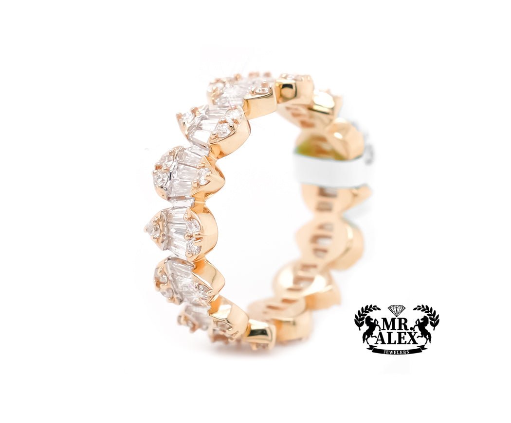 14K Diamond Ring full Pear-Shaped 1.66ct - Mr. Alex Jewelry