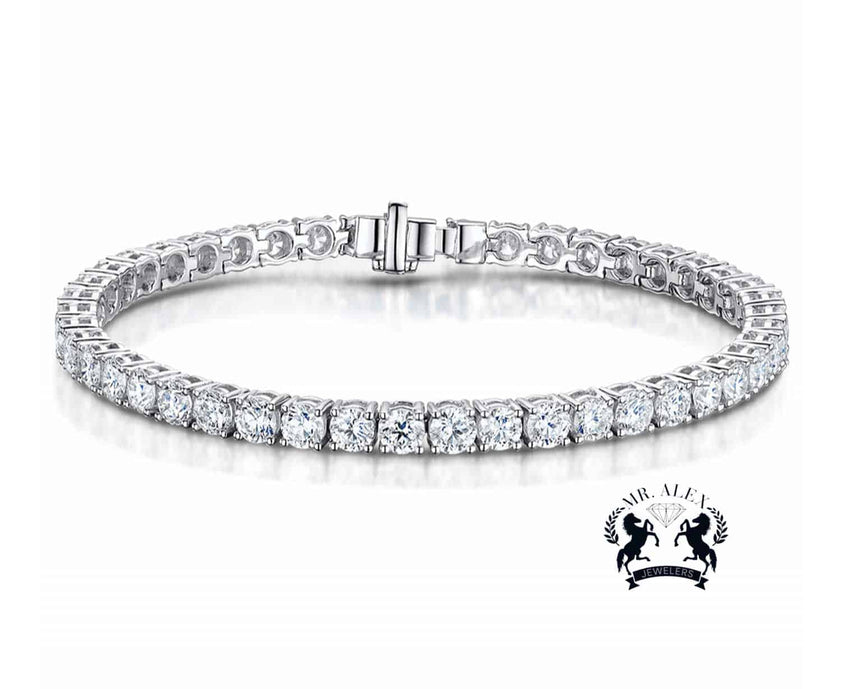 14k Diamond Tennis Bracelet 4.23ct - Mr. Alex Jewelry