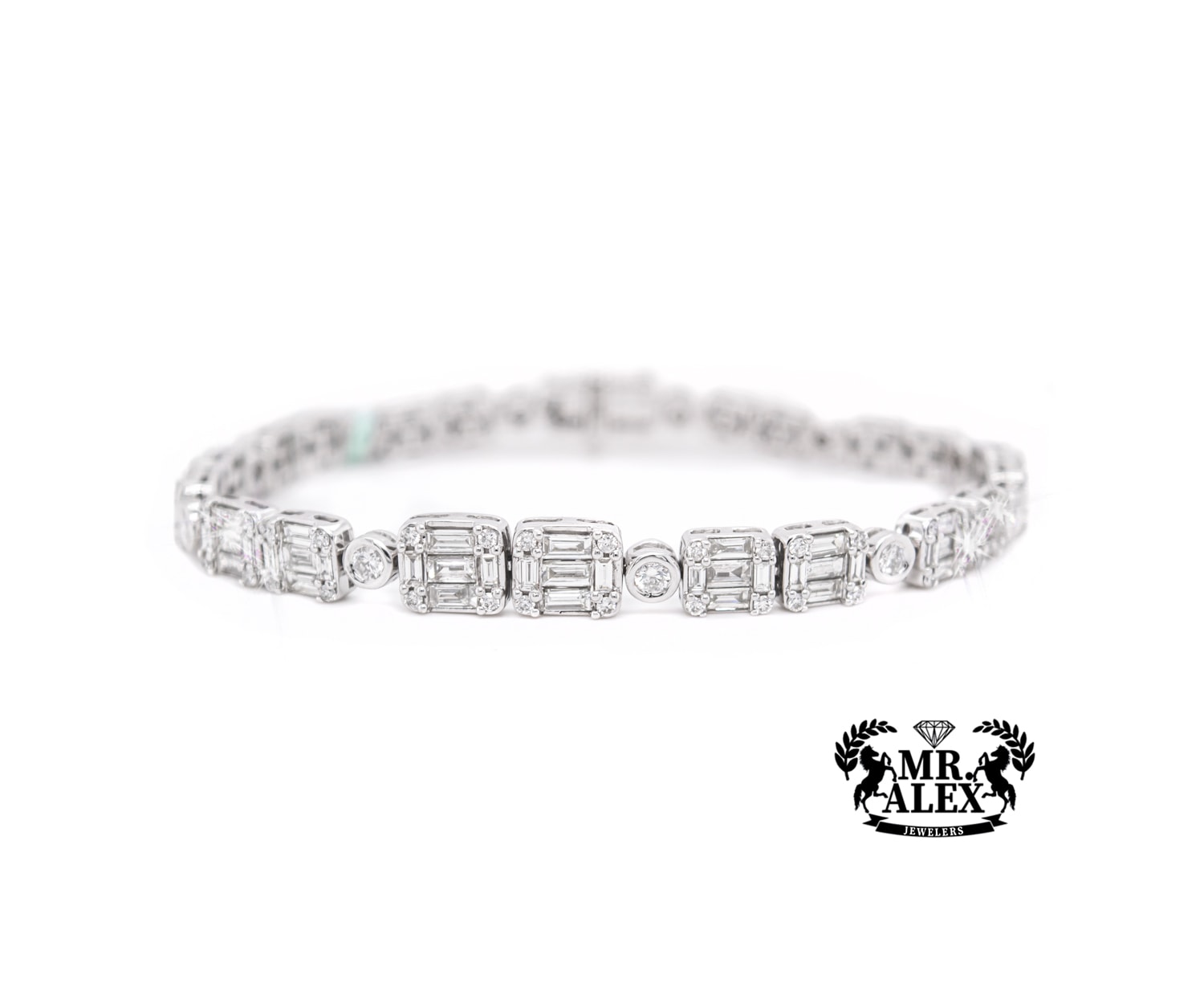 14K Diamond Tennis Bracelet 6.00ct - Mr. Alex Jewelry