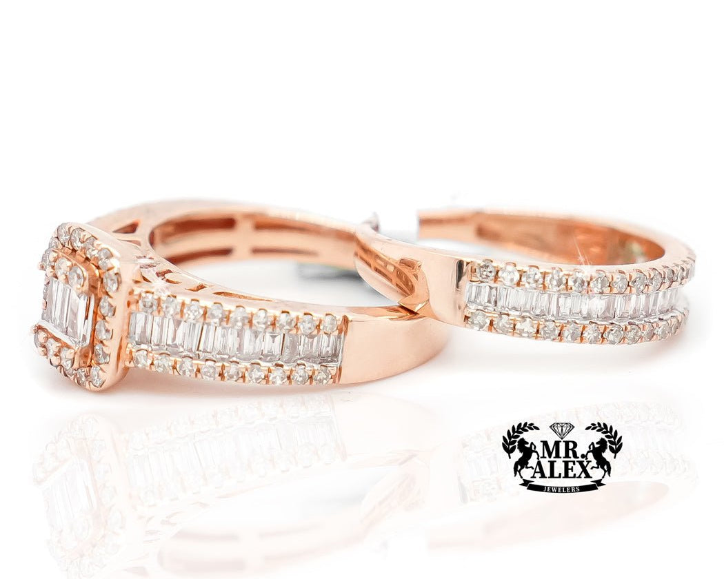 14k Double Elegance Band Diamond Ring 1.45ct - Mr. Alex Jewelry