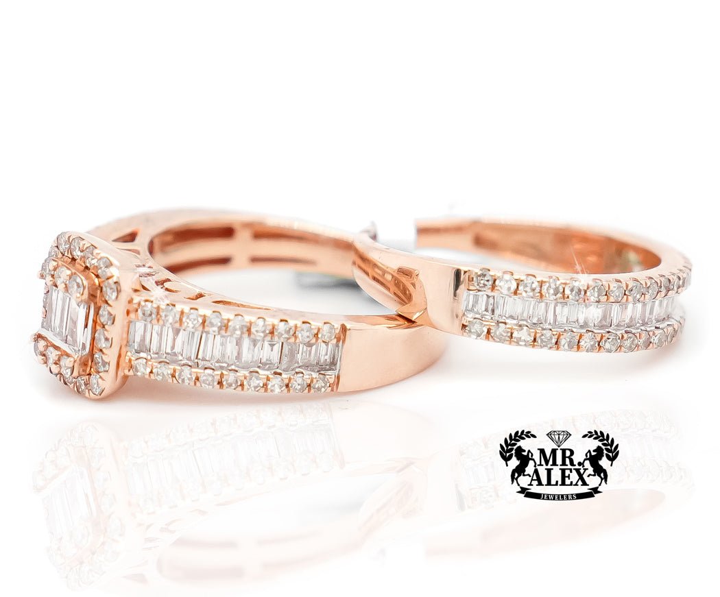 14k Double Elegance Band Diamond Ring 1.45ct - Mr. Alex Jewelry