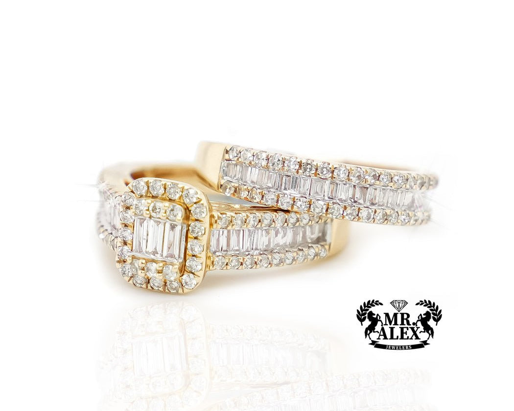 14k Double Elegance Band Diamond Ring 1.45ct - Mr. Alex Jewelry