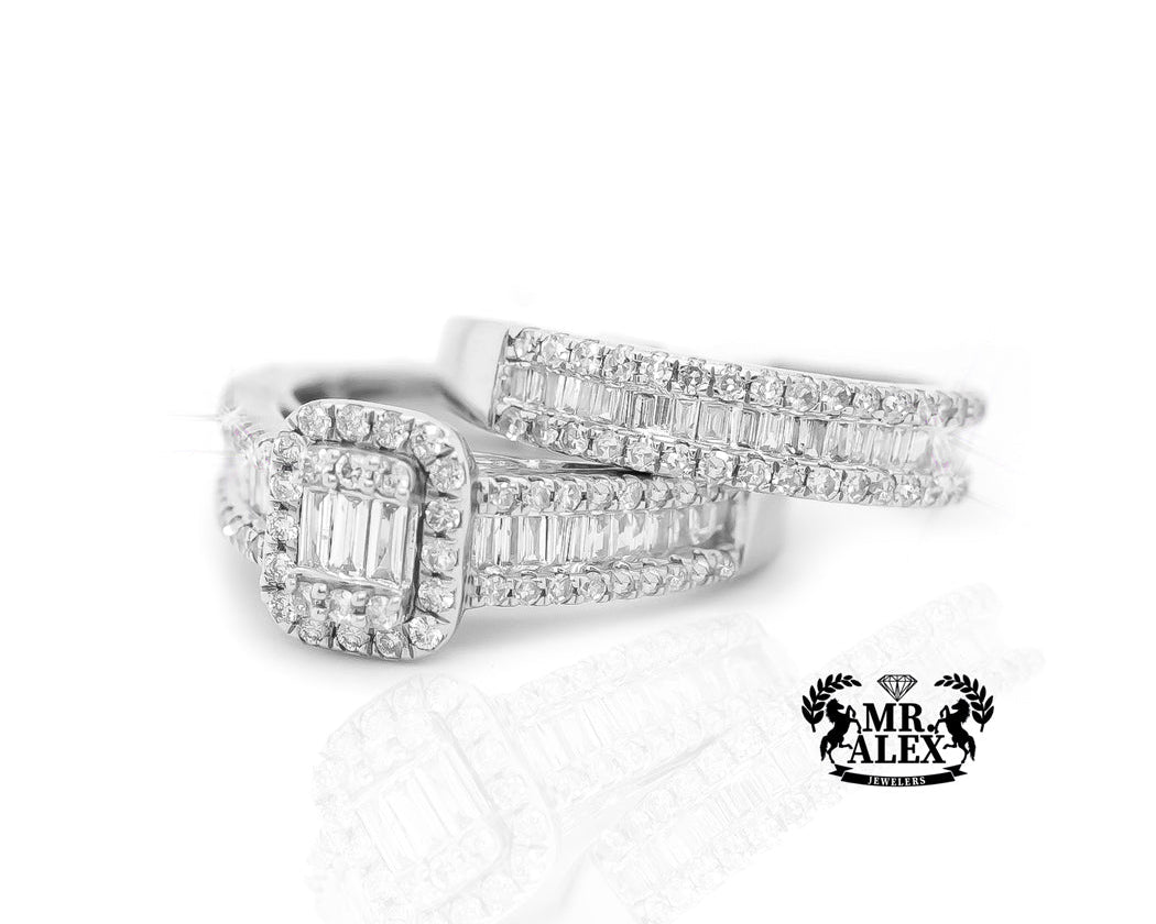 14k Double Elegance Band Diamond Ring 1.45ct - Mr. Alex Jewelry