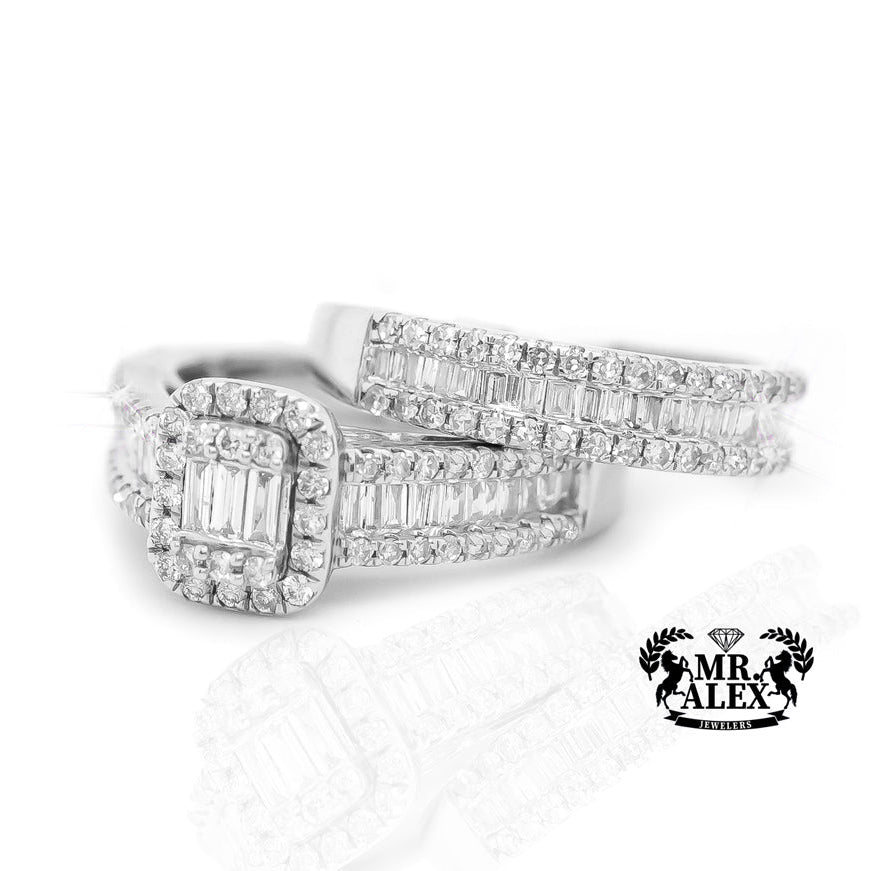 14k Double Elegance Band Diamond Ring 1.45ct - Mr. Alex Jewelry