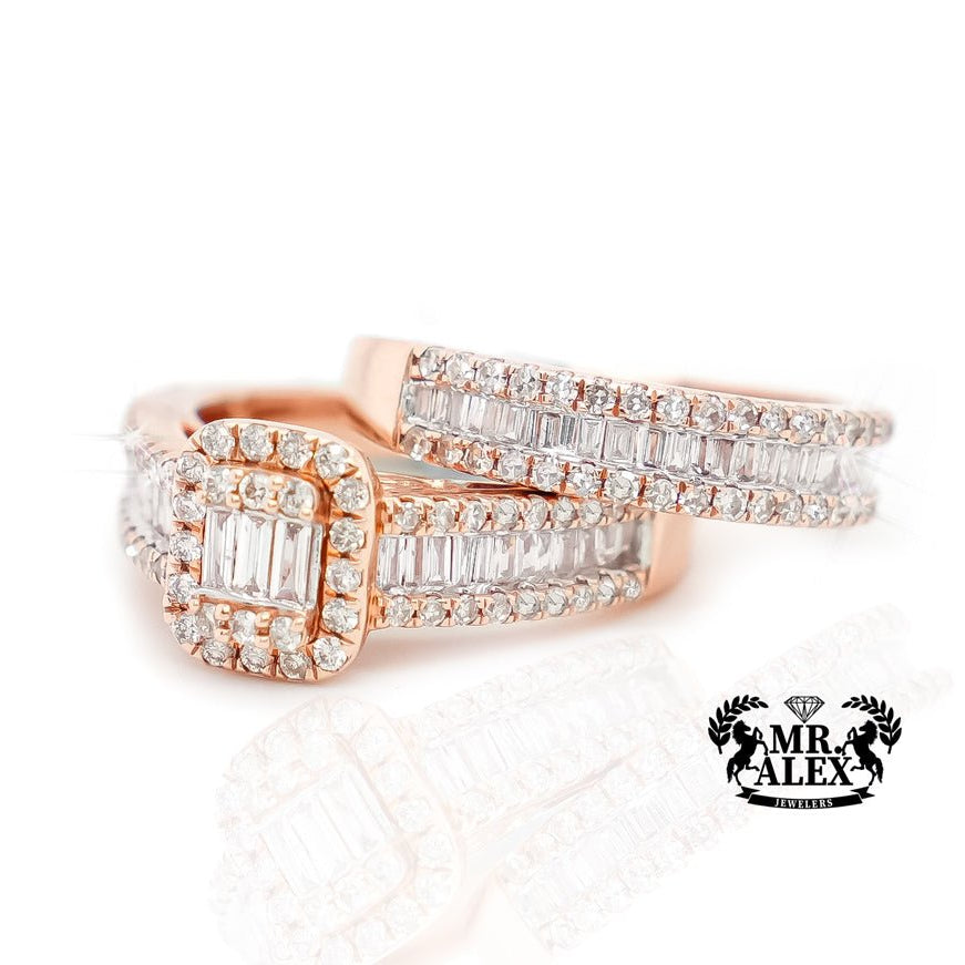 14k Double Elegance Band Diamond Ring 1.45ct - Mr. Alex Jewelry