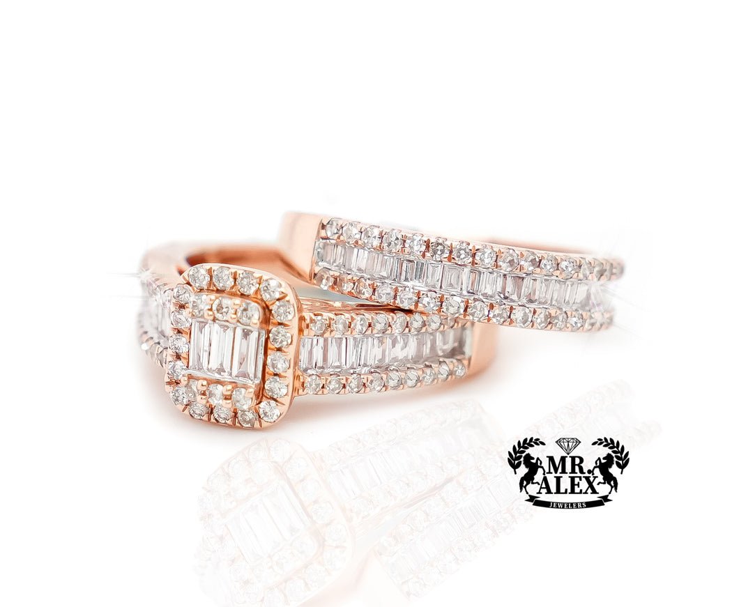 14k Double Elegance Band Diamond Ring 1.45ct - Mr. Alex Jewelry