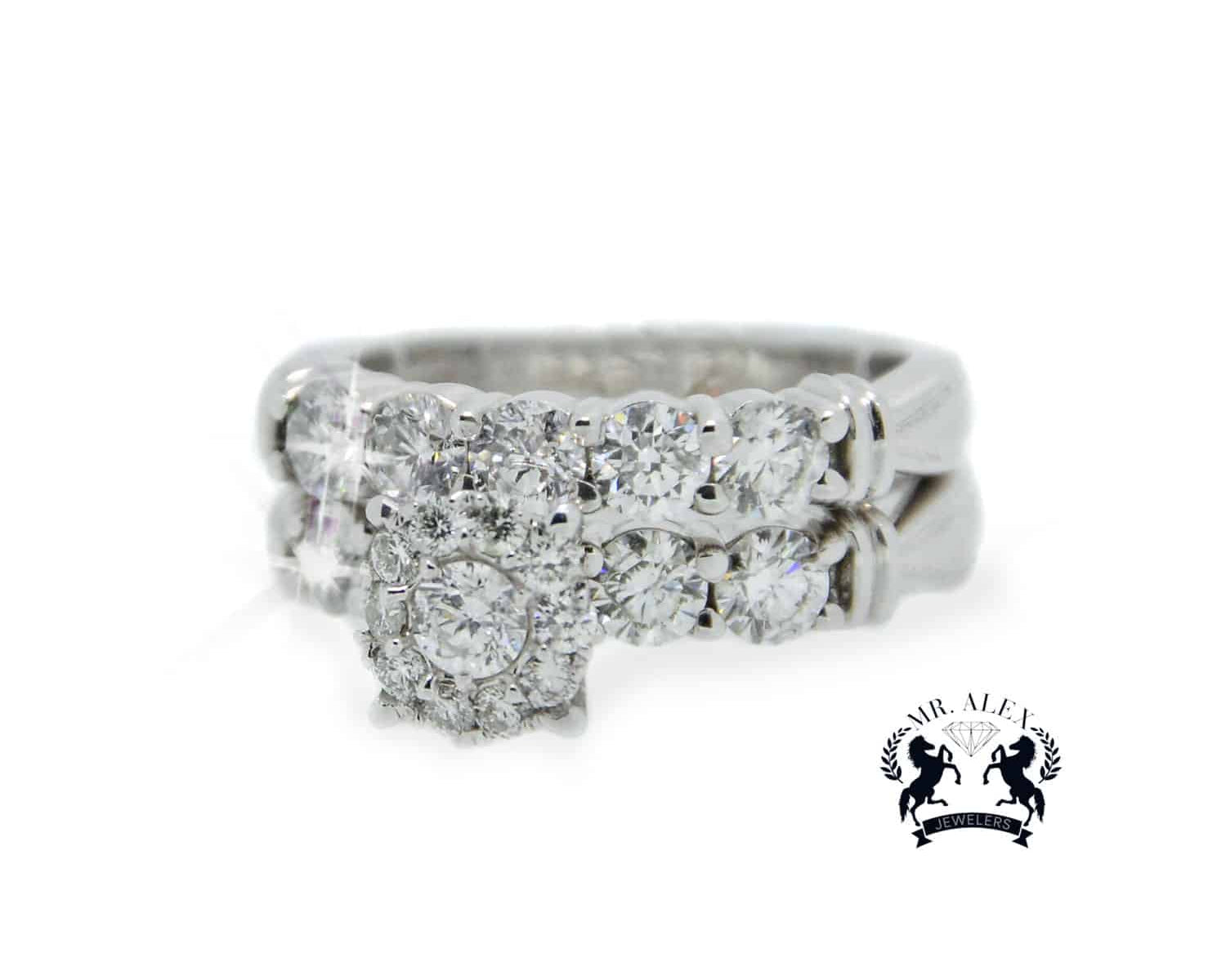 14K Engagement Diamond Ring 2.28ct - Mr. Alex Jewelry