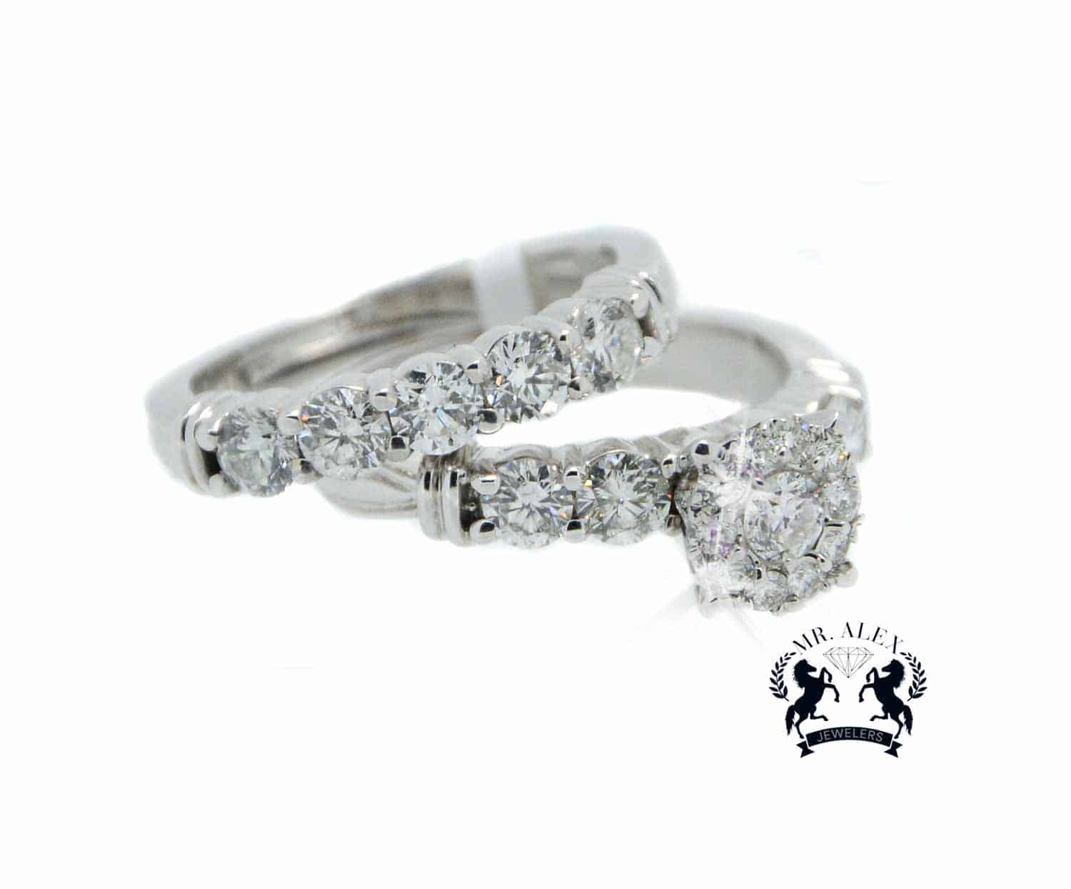 14K Engagement Diamond Ring 2.28ct - Mr. Alex Jewelry