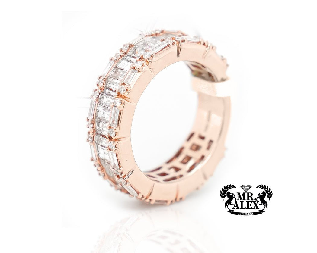 14k Eternity Baguette Band Diamond Ring 2.25ct - Mr. Alex Jewelry