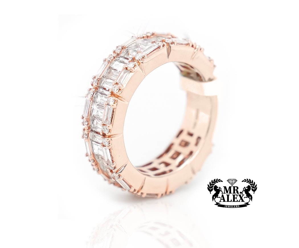 14k Eternity Baguette Band Diamond Ring 2.25ct - Mr. Alex Jewelry