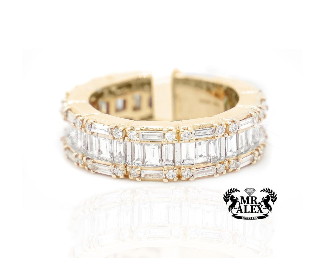 14k Eternity Baguette Band Diamond Ring 2.25ct - Mr. Alex Jewelry