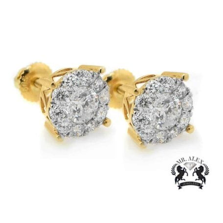 14K Flower Luxury Diamonds Earrings - Mr. Alex Jewelry