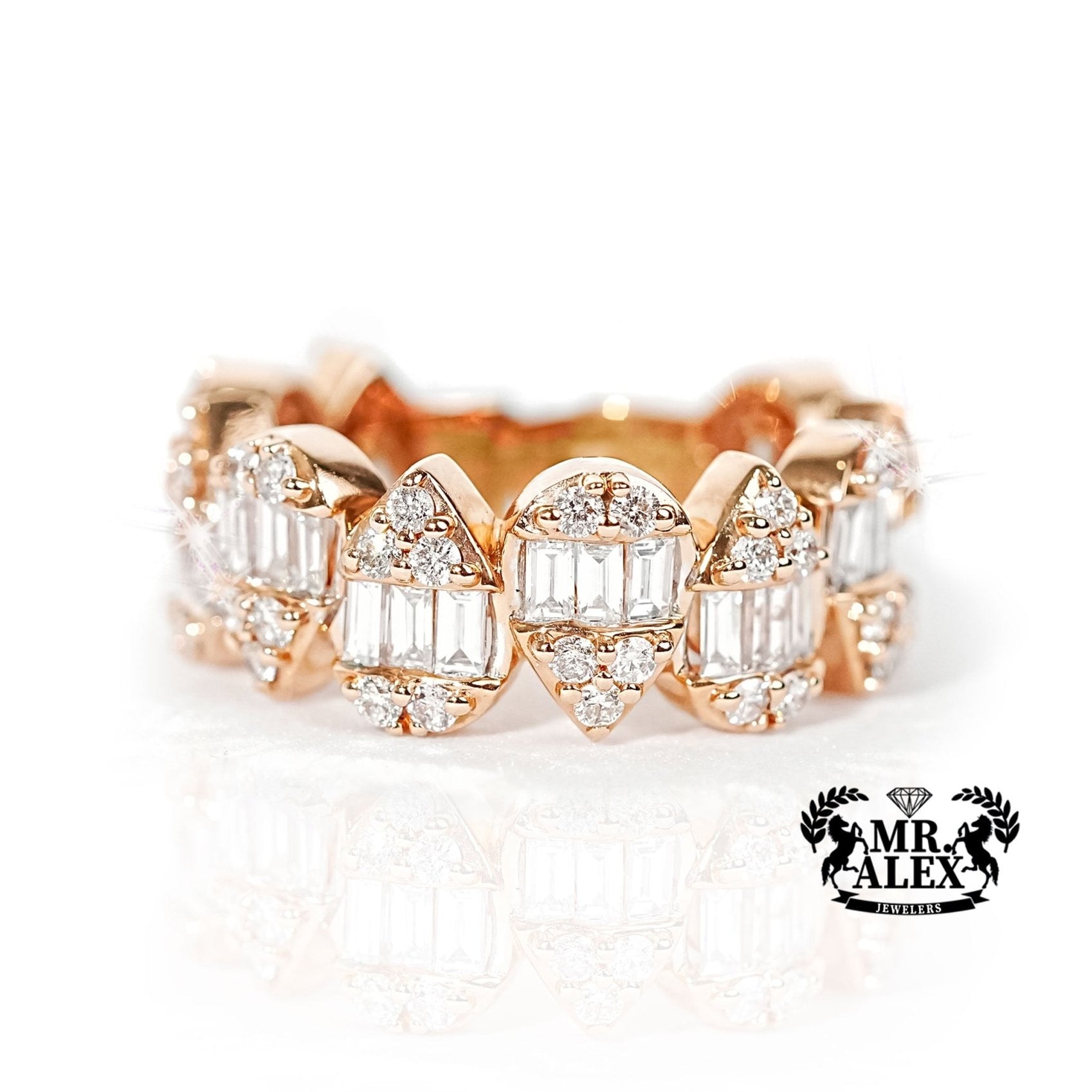 14k Gold Pear-Enchantment Diamond Ring 2.15ct - Mr. Alex Jewelry