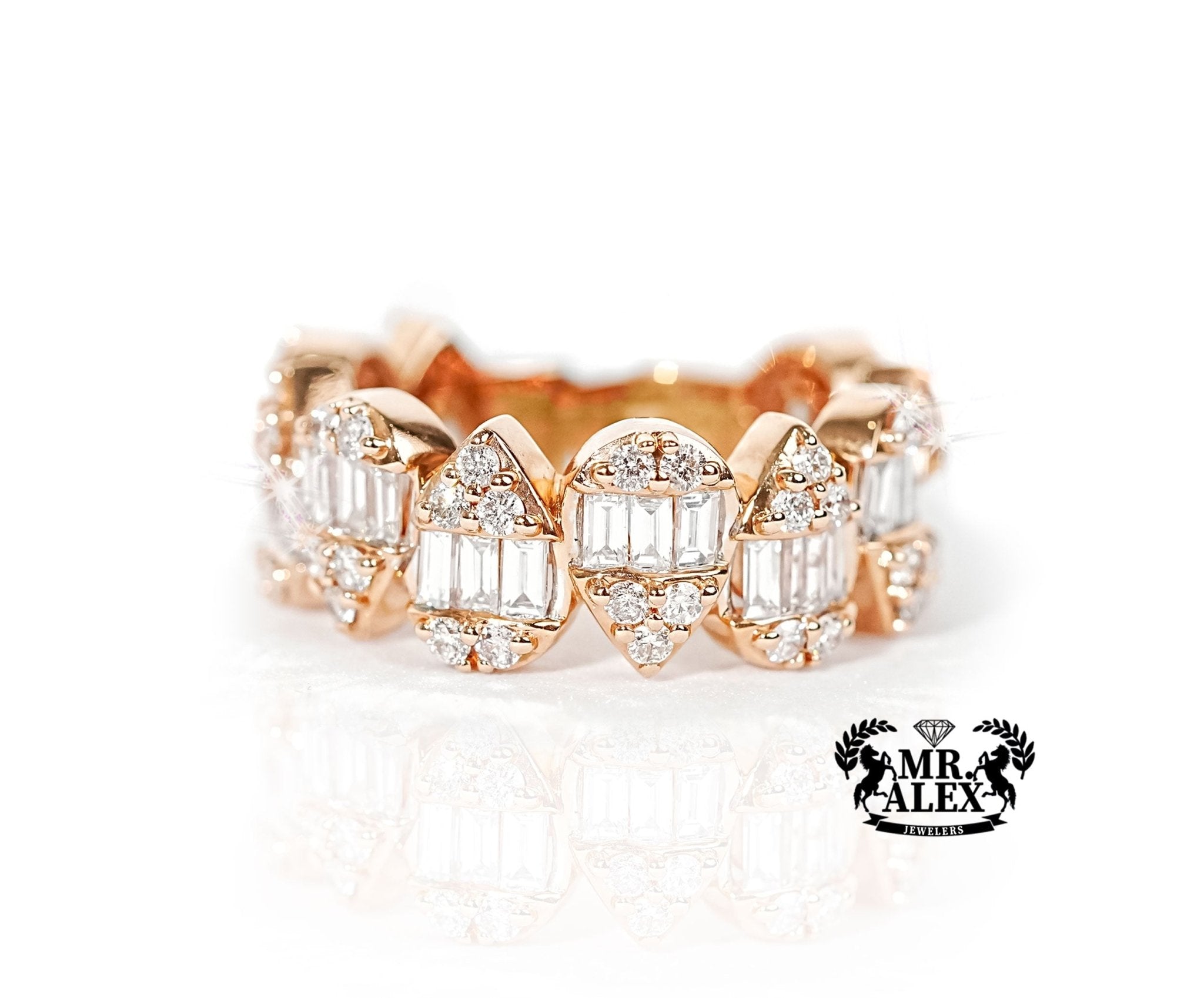 14k Gold Pear-Enchantment Diamond Ring 2.15ct - Mr. Alex Jewelry