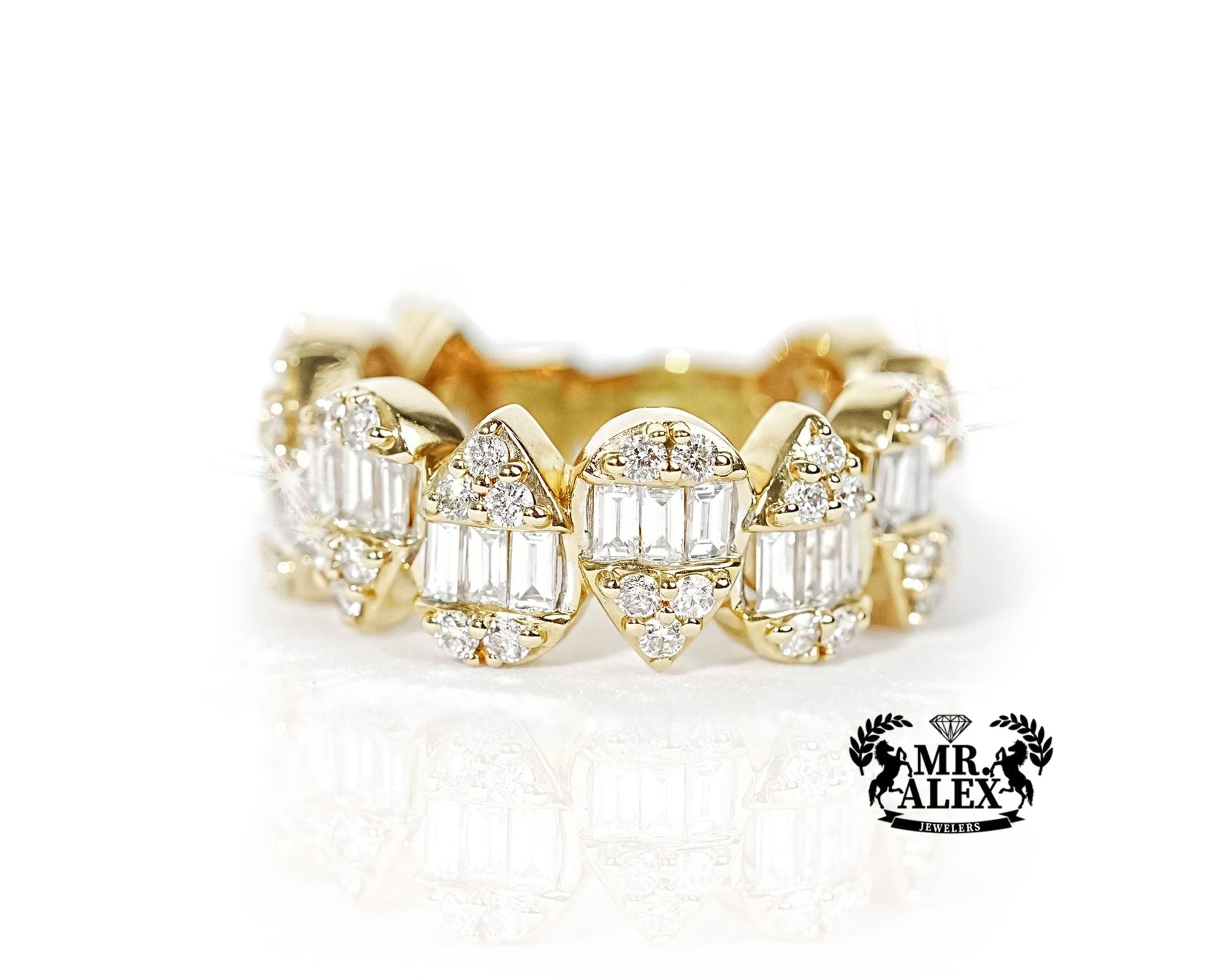 14k Gold Pear-Enchantment Diamond Ring 2.15ct - Mr. Alex Jewelry