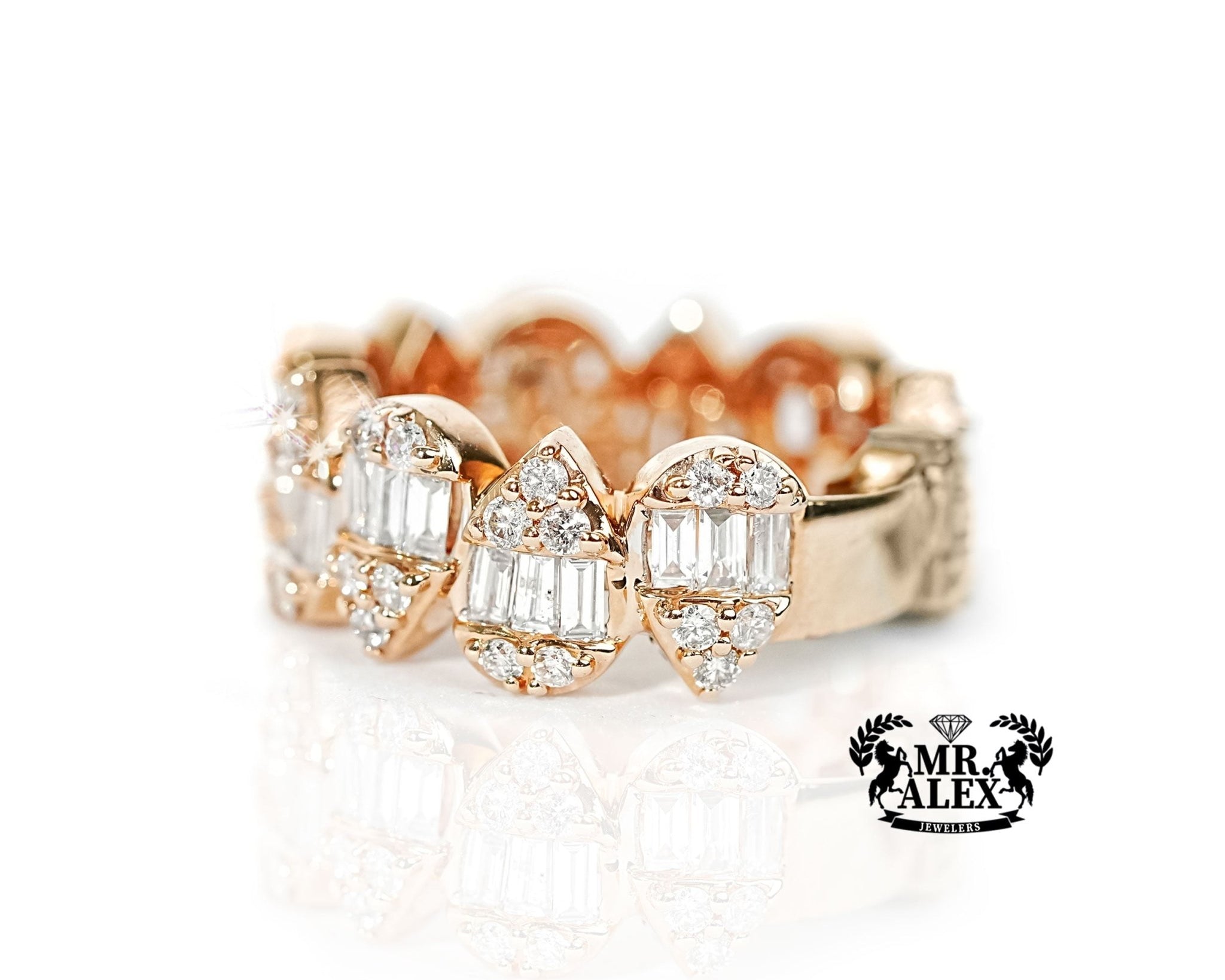 14k Gold Pear-Enchantment Diamond Ring 2.15ct - Mr. Alex Jewelry