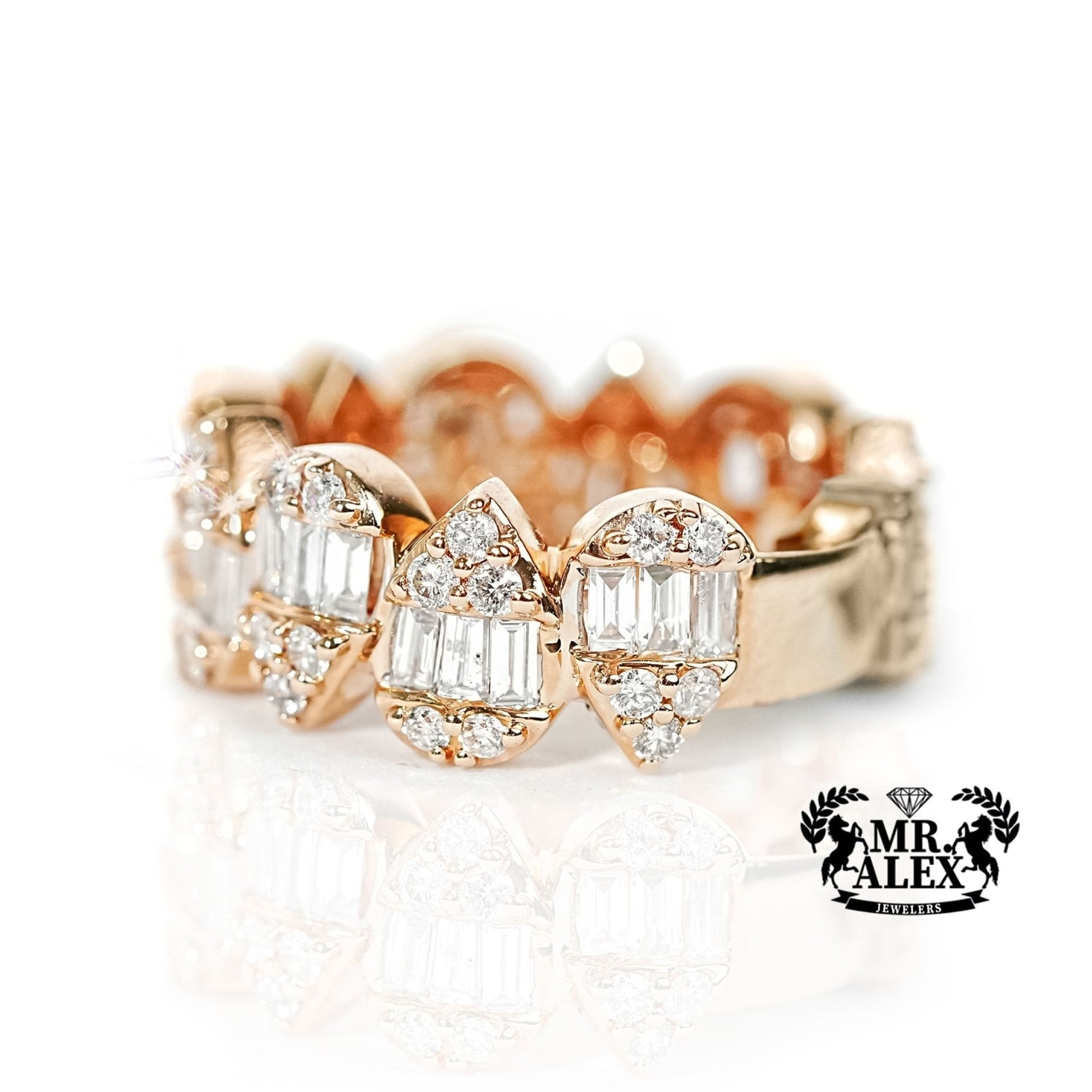 14k Gold Pear-Enchantment Diamond Ring 2.15ct - Mr. Alex Jewelry