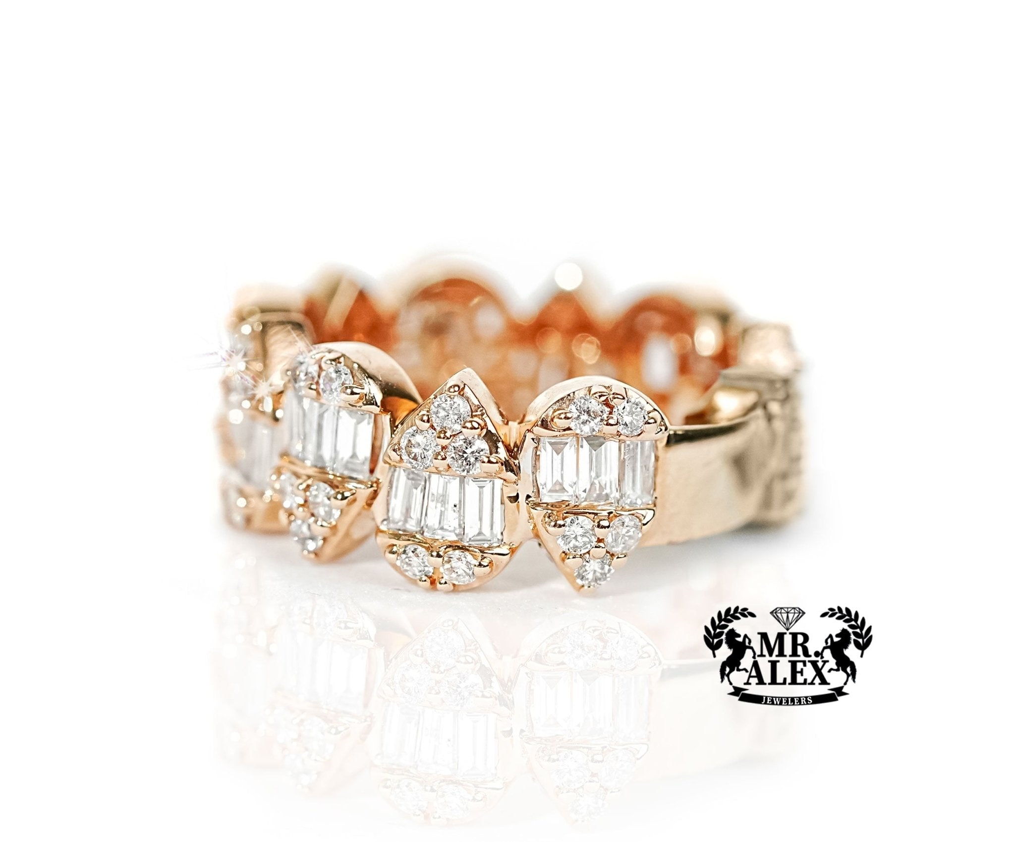 14k Gold Pear-Enchantment Diamond Ring 2.15ct - Mr. Alex Jewelry