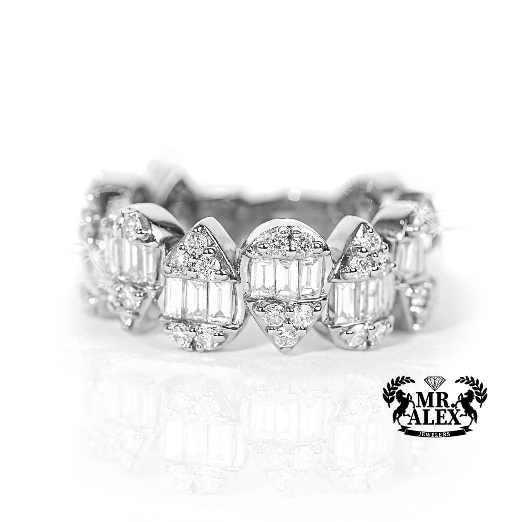 14k Gold Pear-Enchantment Diamond Ring 2.15ct - Mr. Alex Jewelry