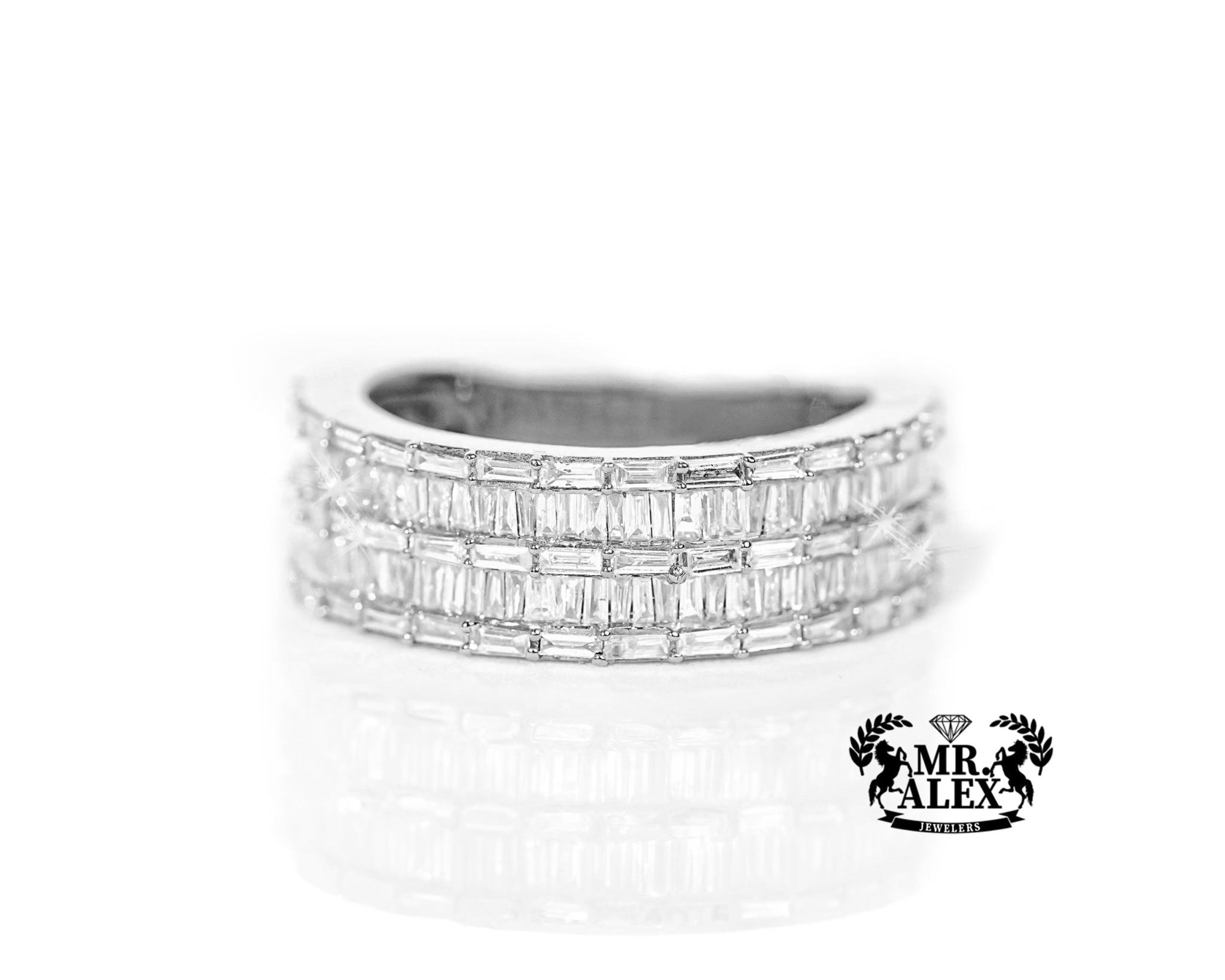 14k Gold Stacked Elegance Diamond Ring 1.60ct - Mr. Alex Jewelry