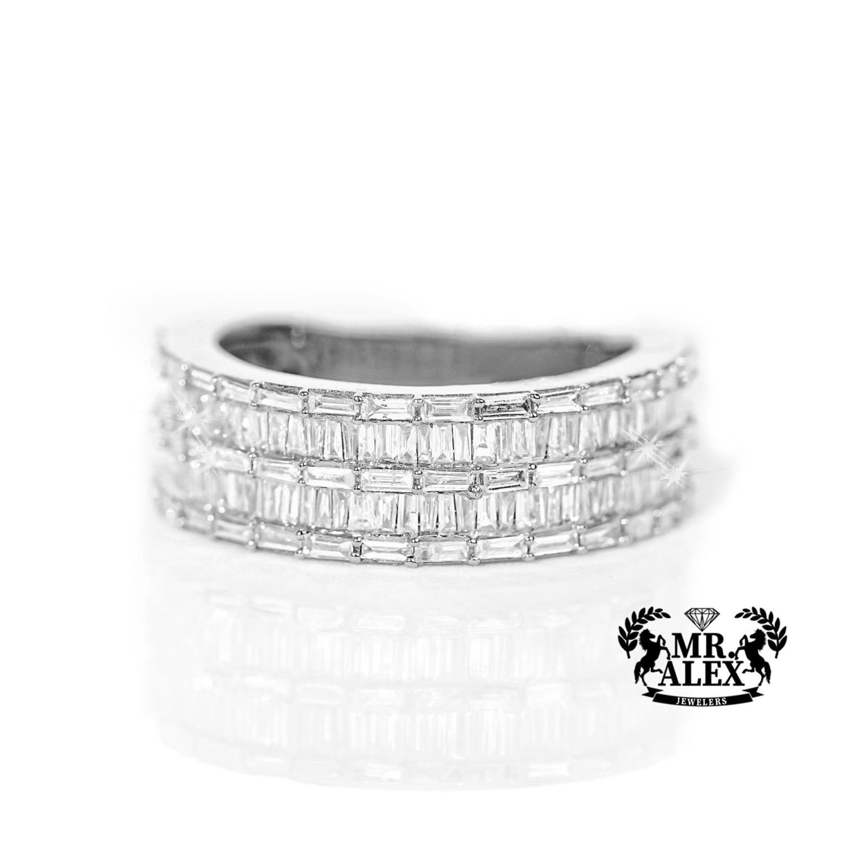 14k Gold Stacked Elegance Diamond Ring 1.60ct - Mr. Alex Jewelry