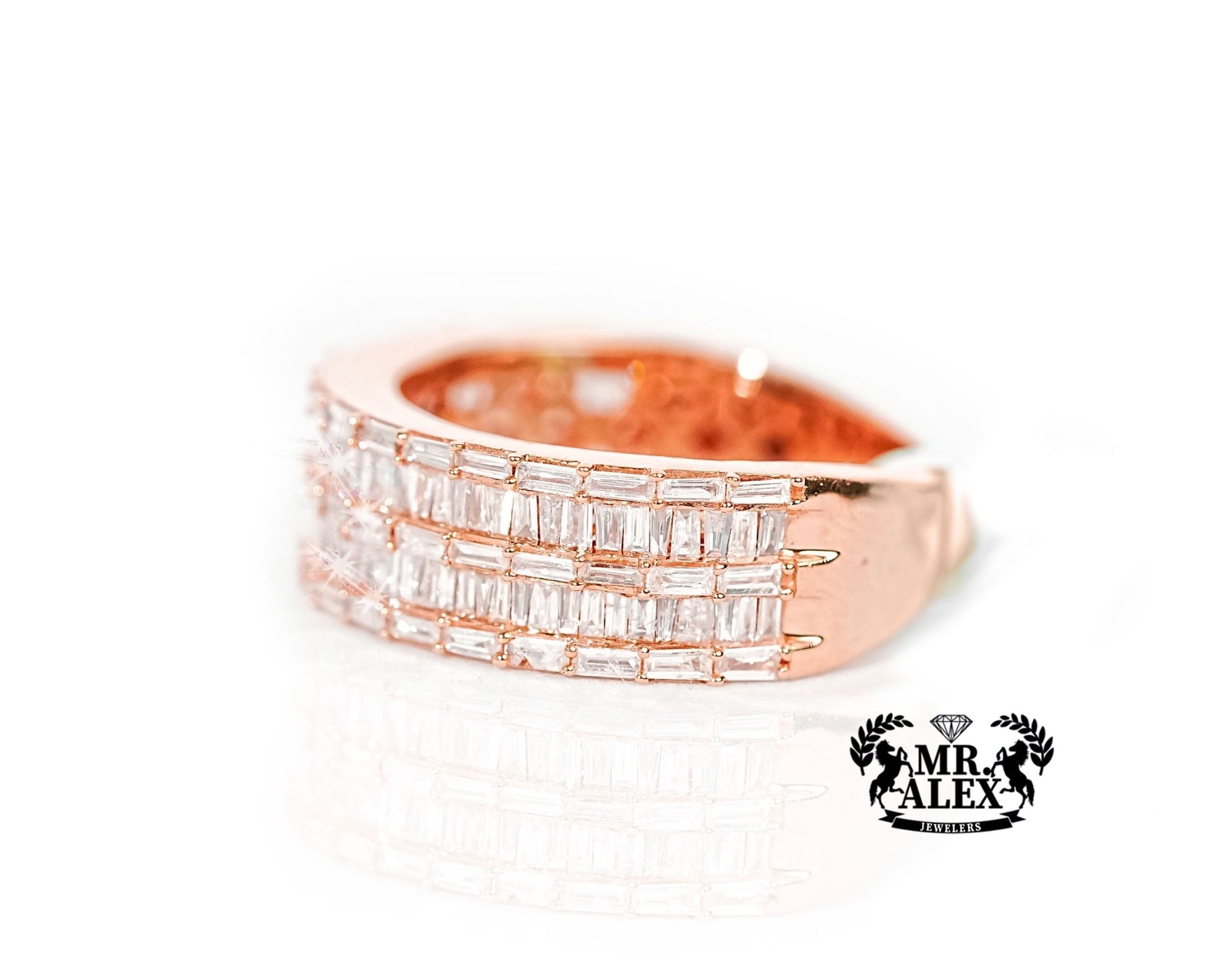 14k Gold Stacked Elegance Diamond Ring 1.60ct - Mr. Alex Jewelry