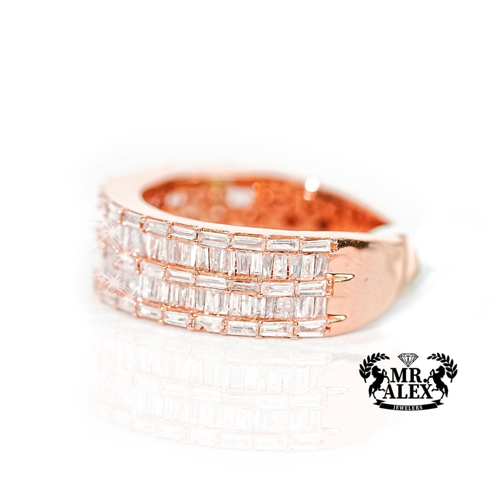 14k Gold Stacked Elegance Diamond Ring 1.60ct - Mr. Alex Jewelry