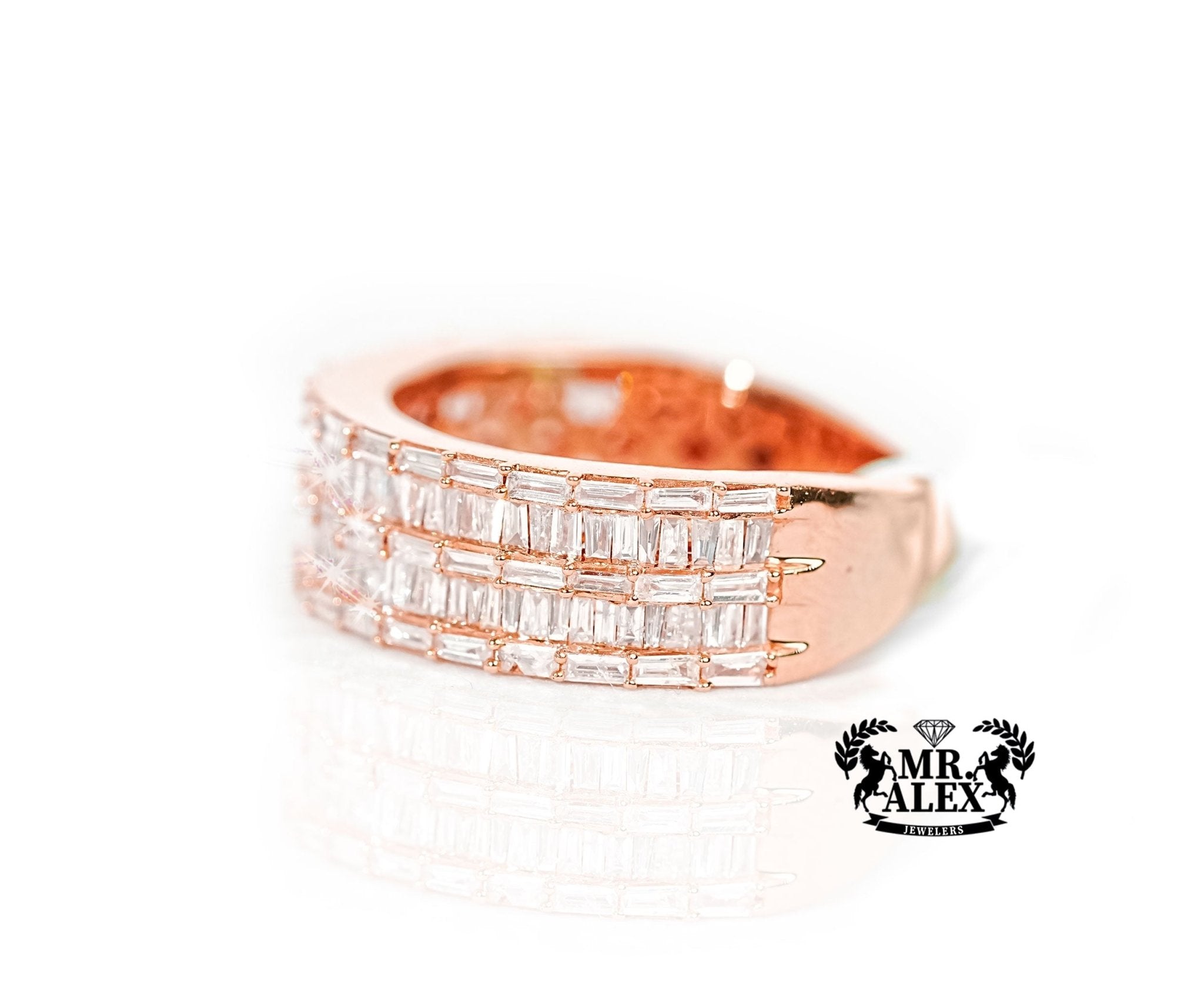14k Gold Stacked Elegance Diamond Ring 1.60ct - Mr. Alex Jewelry