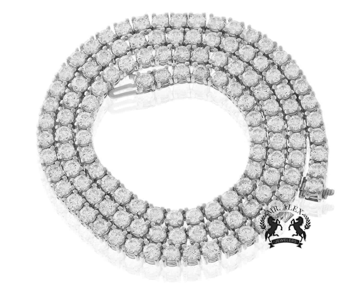14k Luxury Diamond Tennis Chain - Mr. Alex Jewelry