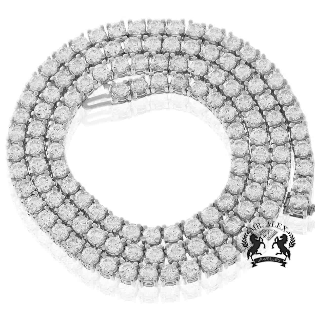 14k Luxury Diamond Tennis Chain - Mr. Alex Jewelry