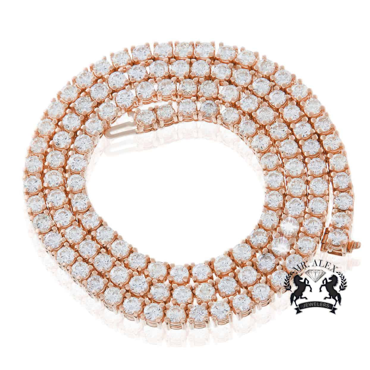 14k Luxury Diamond Tennis Chain - Mr. Alex Jewelry