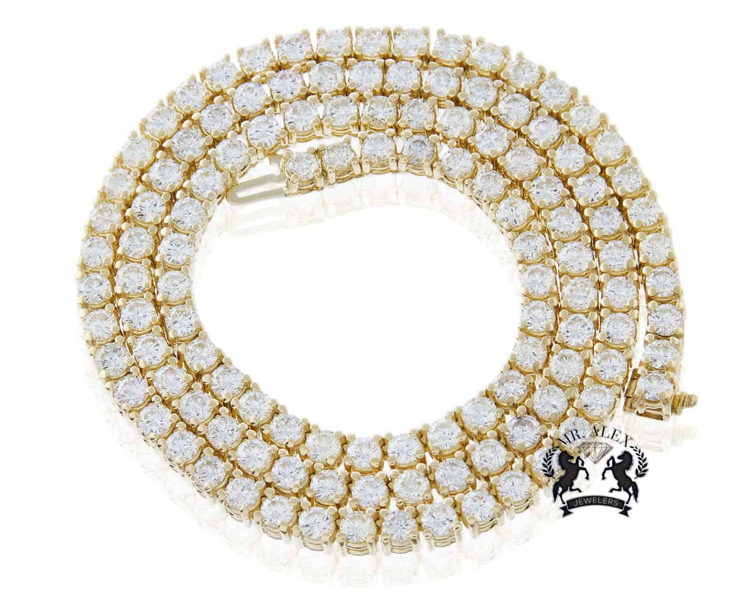 14k Luxury Diamond Tennis Chain - Mr. Alex Jewelry