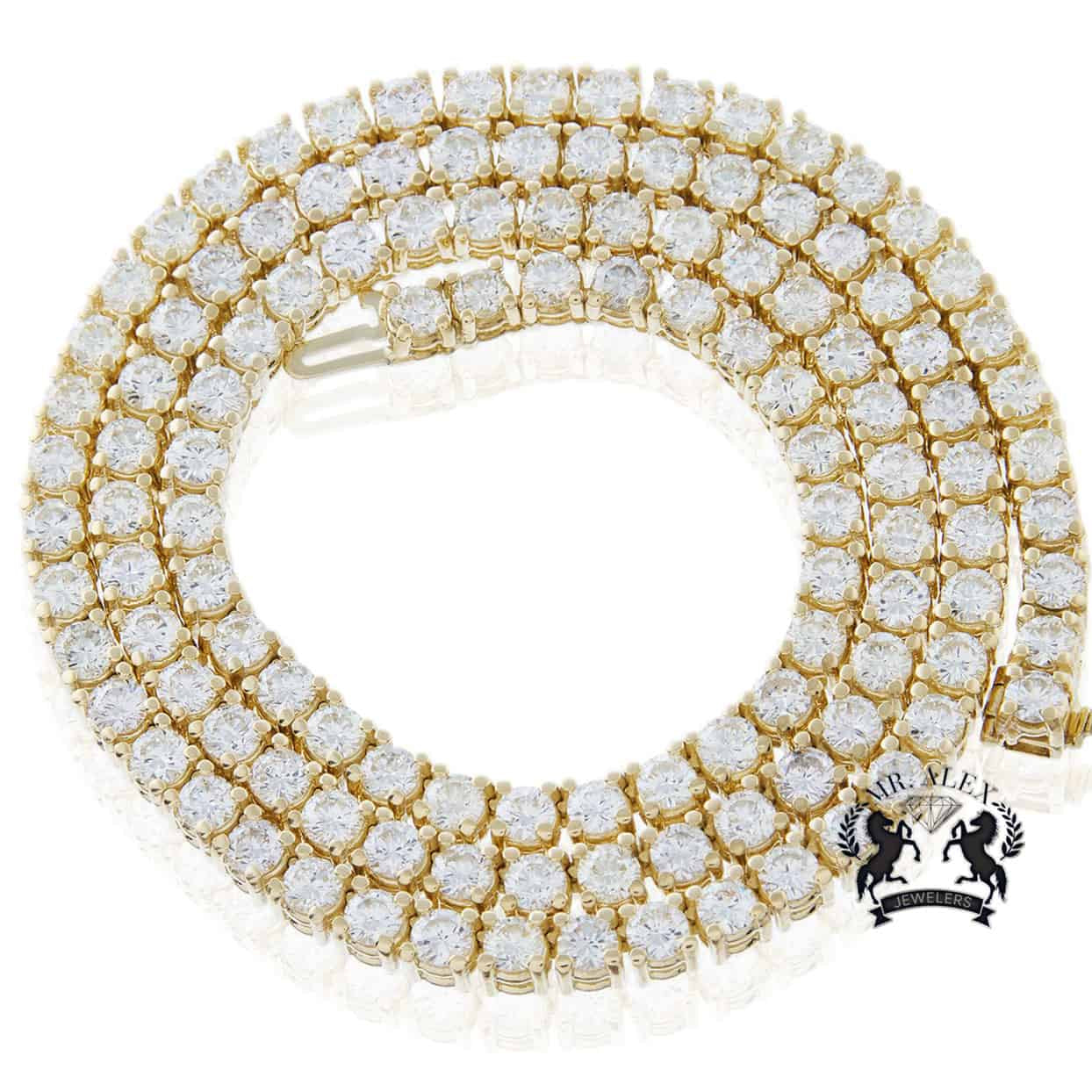 14k Luxury Diamond Tennis Chain - Mr. Alex Jewelry