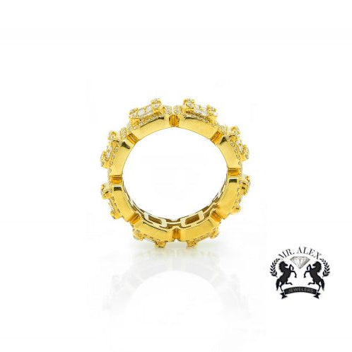 14K Small Square Diamond Ring 3.75ct - Mr. Alex Jewelry