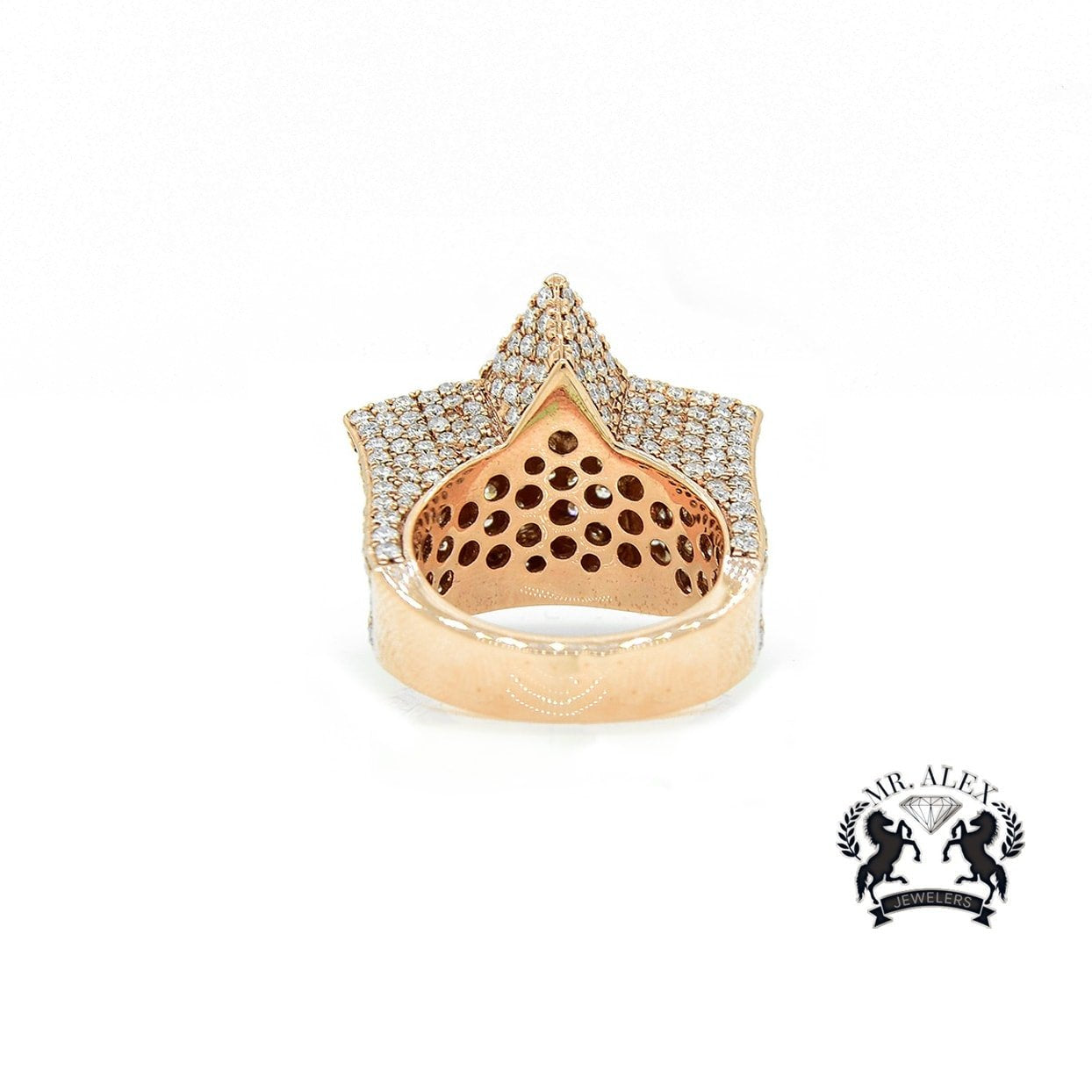 14K Star Diamond Ring 7.50ct - Mr. Alex Jewelry