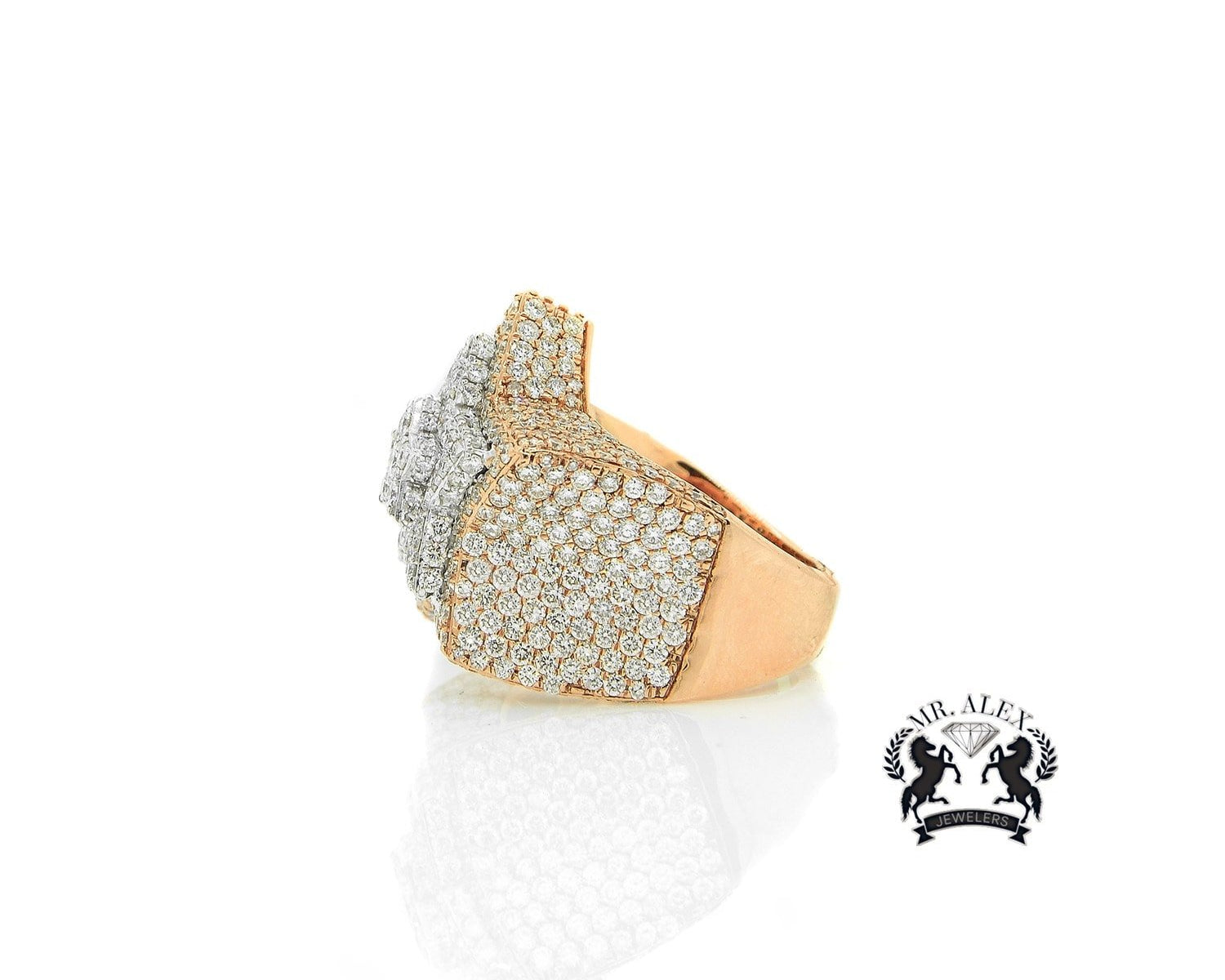 14K Super Star Diamond Ring 8.00ct - Mr. Alex Jewelry