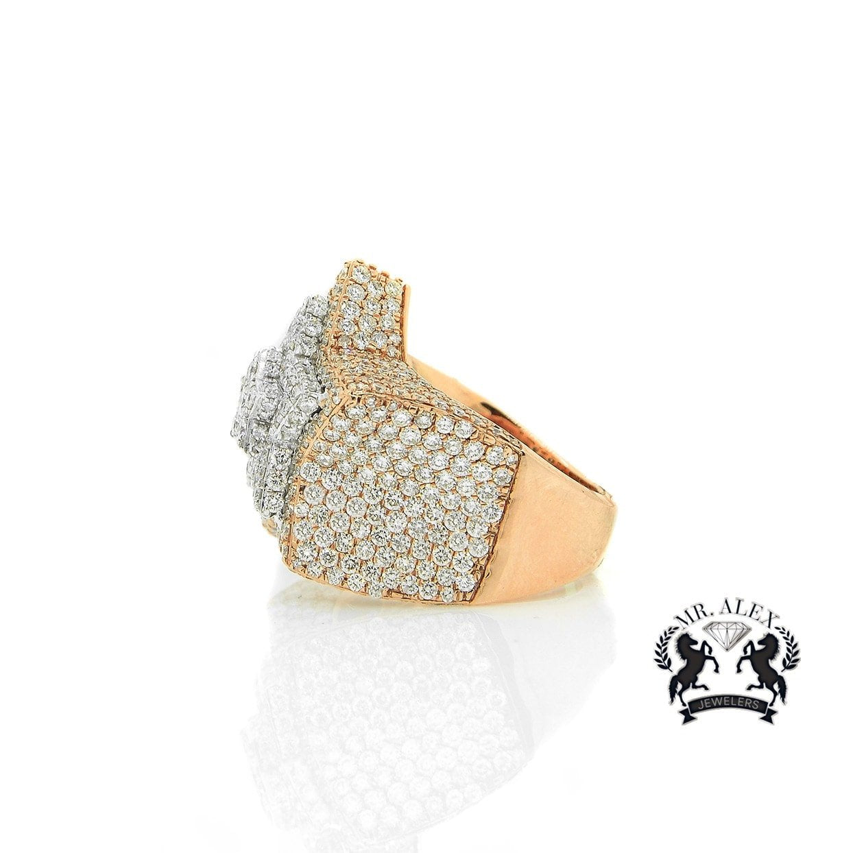 14K Super Star Diamond Ring 8.00ct - Mr. Alex Jewelry