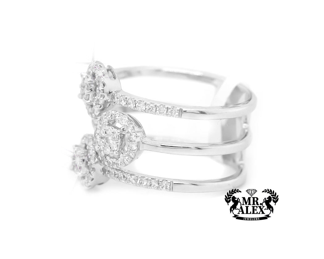 14k Triple Twined Elegance diamond Ring 0.64ct - Mr. Alex Jewelry
